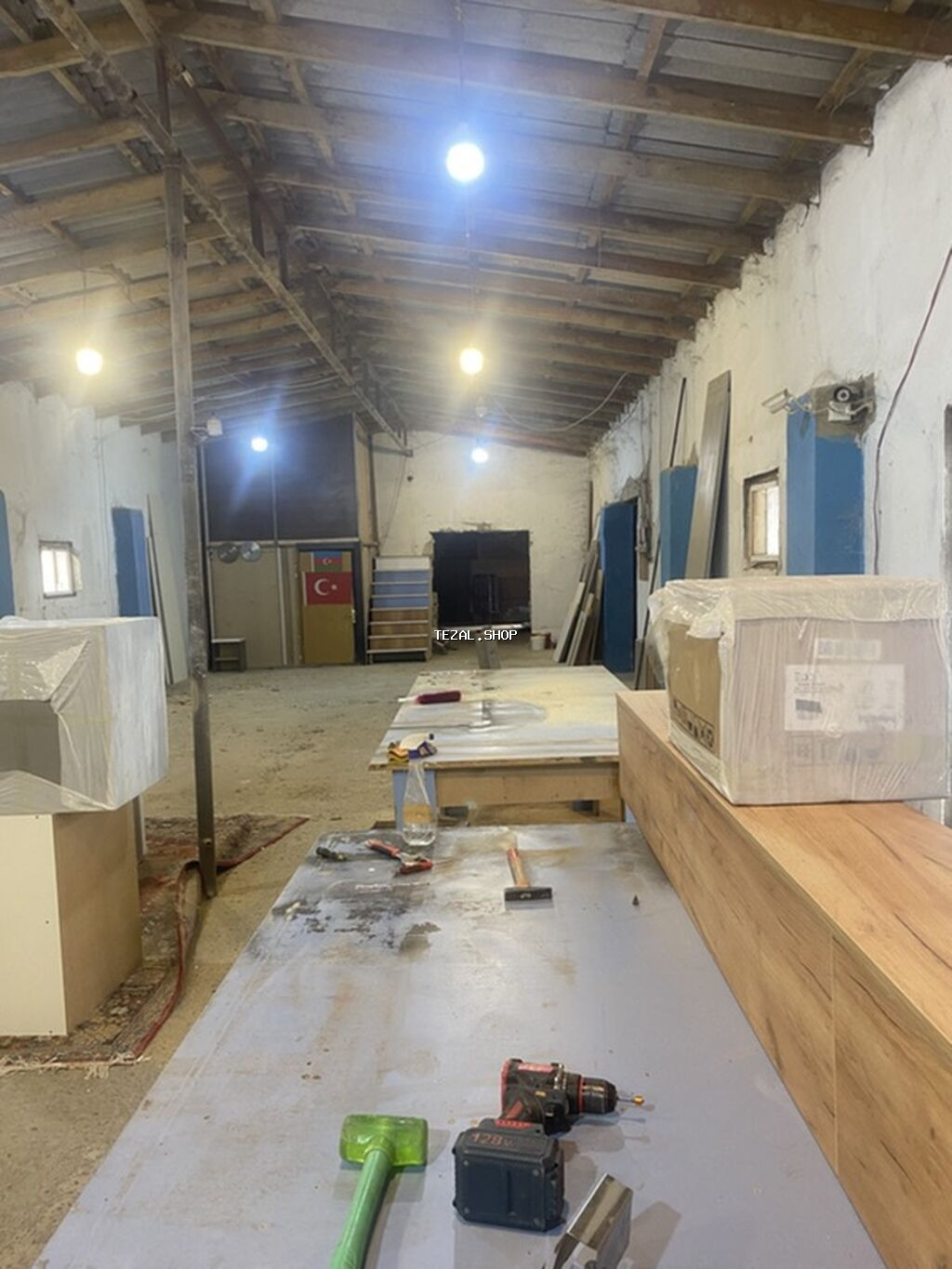 Icarəlik geniş istehsalat/anjbar sahəsi - Təyinat: sex, emalatxana