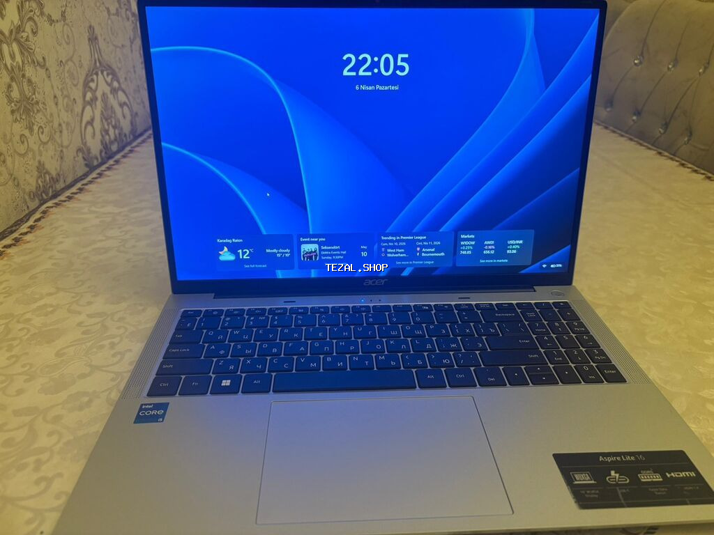 Yeni Acer Aspire, 16 ", Intel Core i5, 512 GB, Ödənişli çatdırılma