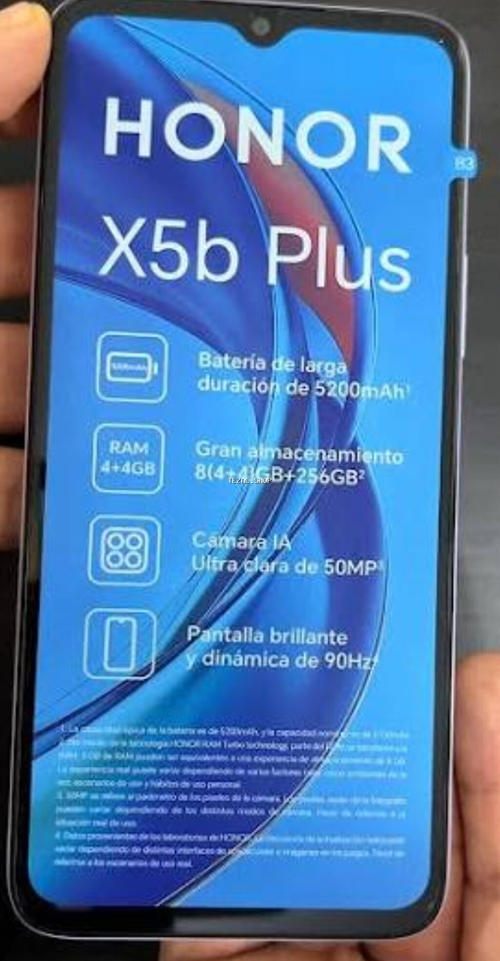 Honor X5b Plus, 128 GB, rəng - Qara, Barmaq izi