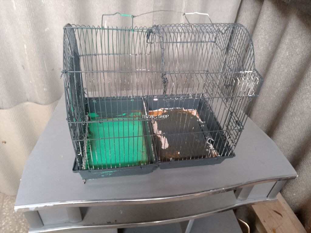 Quş qəfəsi – iki bölməli, metal konstruksiya Məhsul təsviri: -