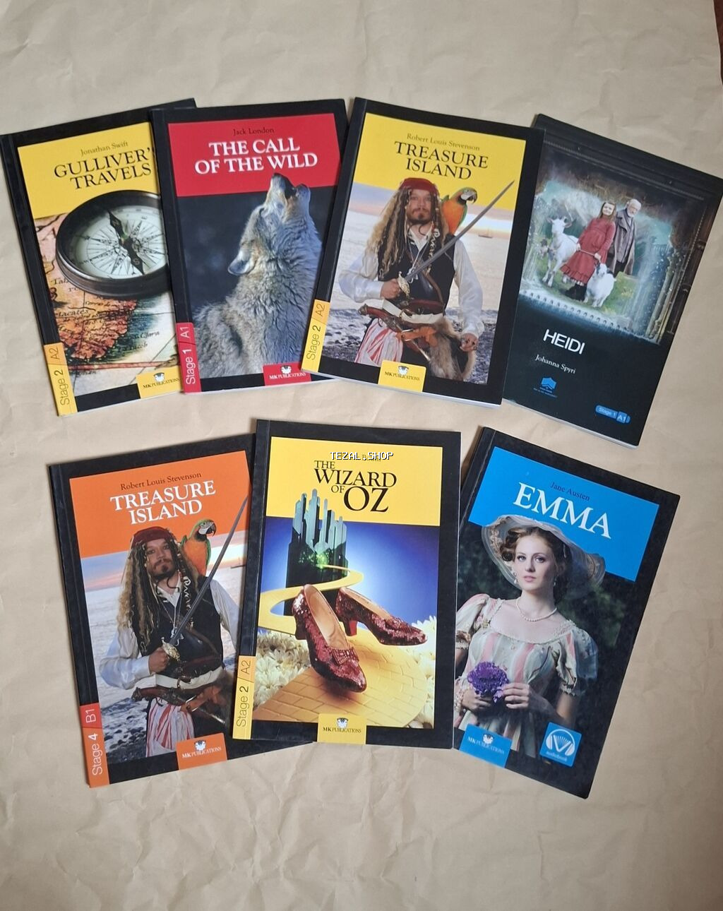 İngilis dili üzrə müxtəlif səviyyələr üçün kitab toplusu Məzmun: -