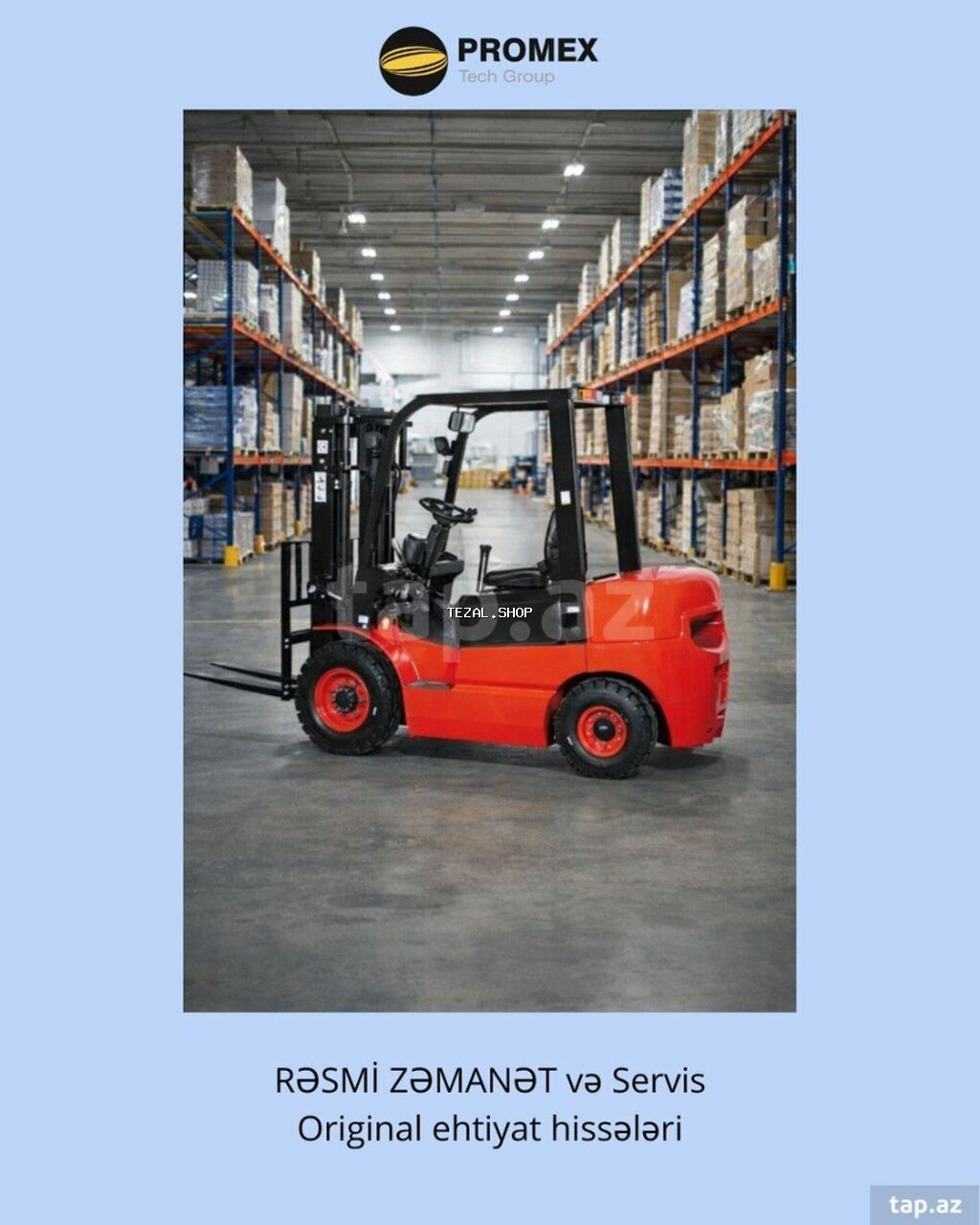 Avtokar CPCD35,2025 il Avadanlığın növü - Çəngəlli Yükləyici