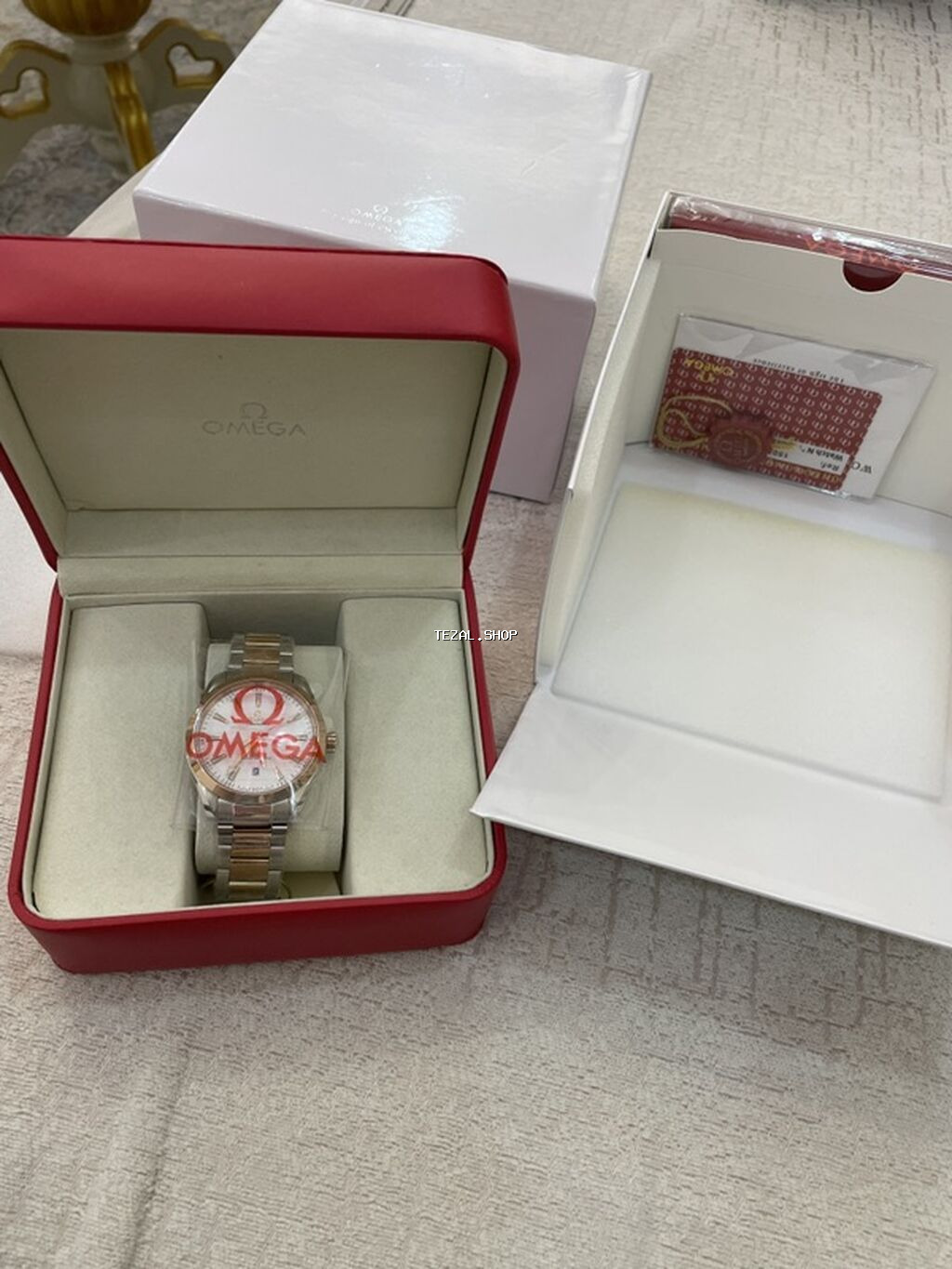 Yeni, Klassik Saat dəsti, rəng - Qızılı - şəkil 2