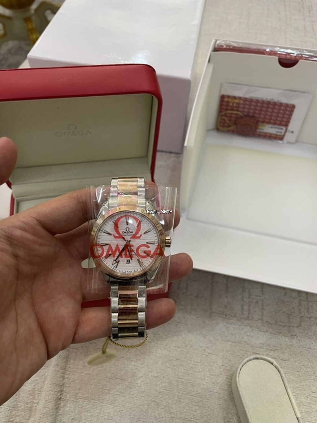 Yeni, Klassik Saat dəsti, rəng - Qızılı - şəkil 3