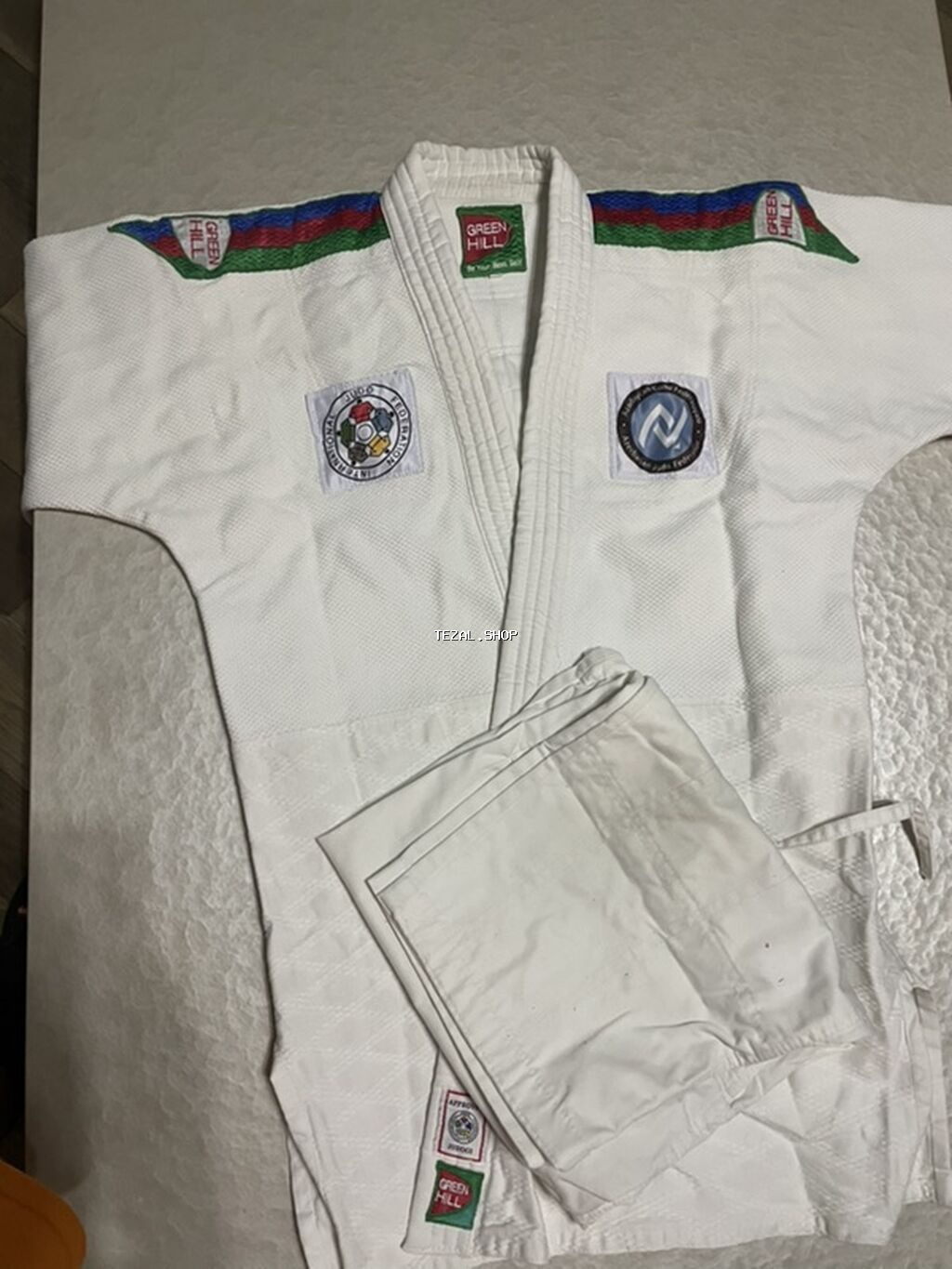 İdman dəsti, rəng - Ağ