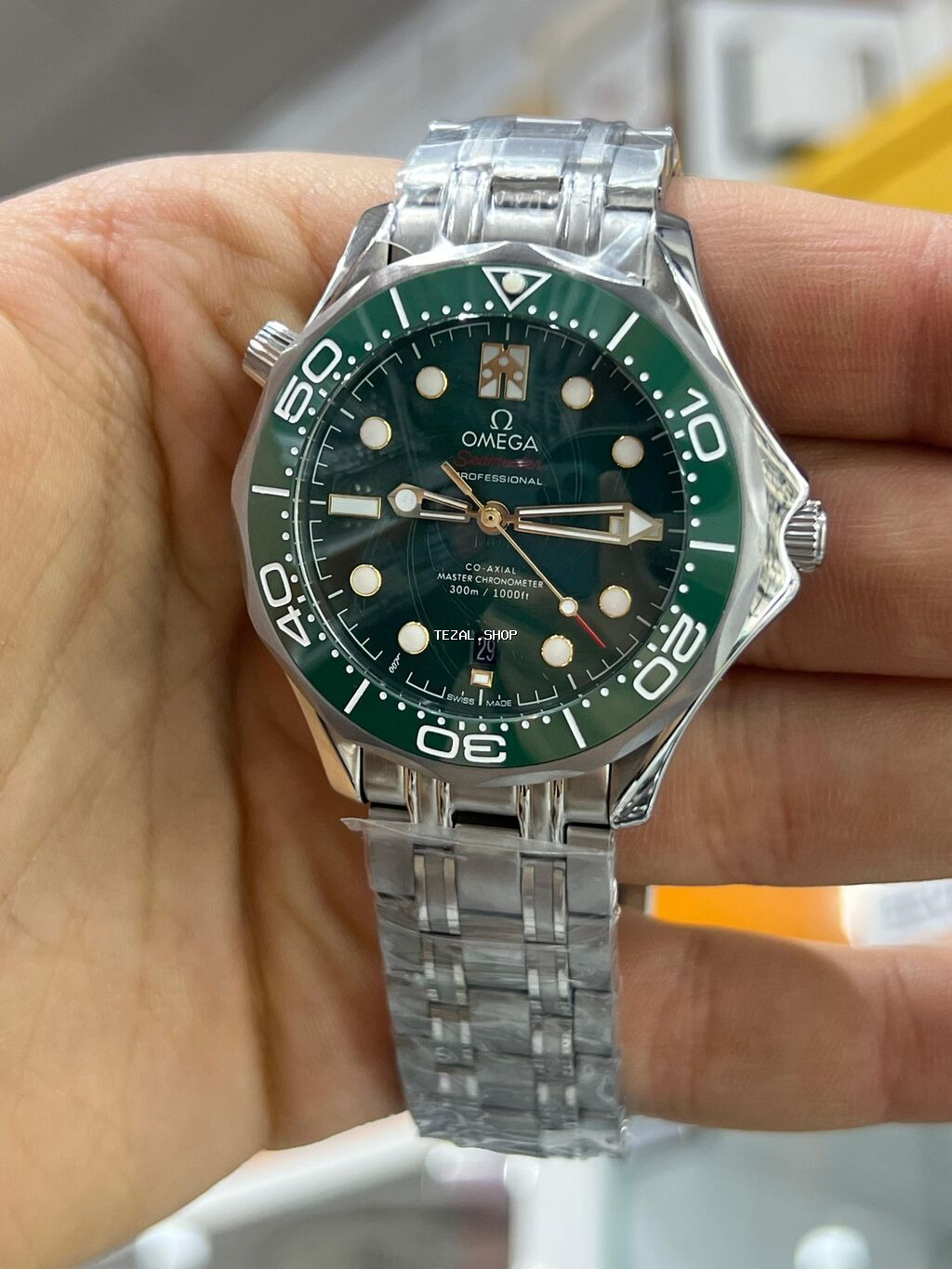 Yeni, Qol saatı, Omega, rəng - Göy - şəkil 3