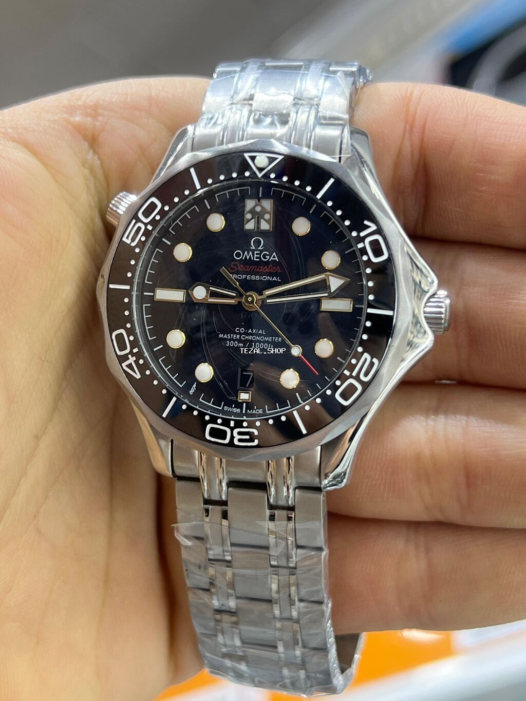 Yeni, Qol saatı, Omega, rəng - Göy - şəkil 4