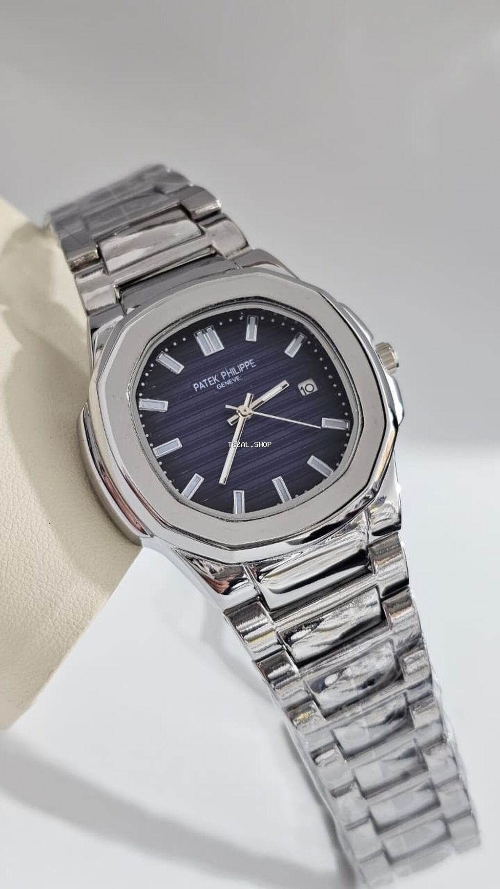 Yeni, Qol saatı, Patek Phillipe, rəng - Gümüşü - şəkil 3