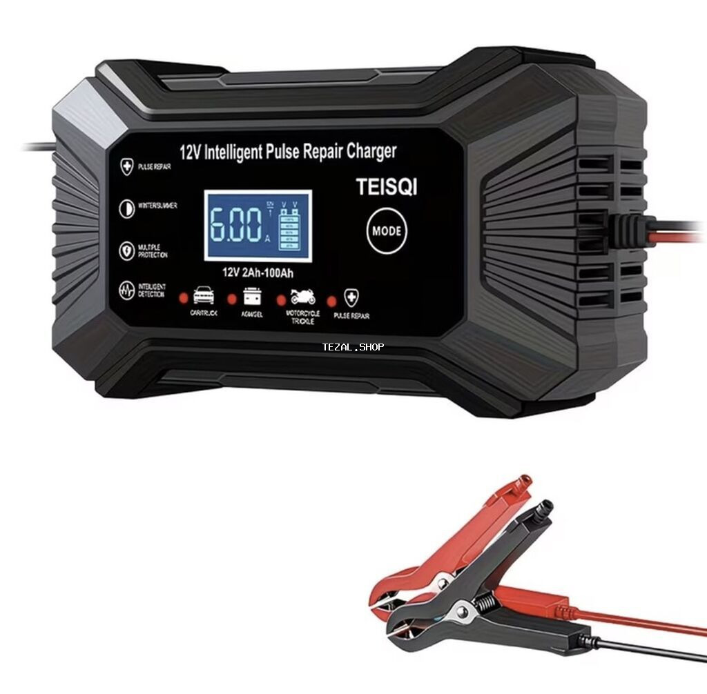 – ağıllı akkumulyator şarj cihazı - Gərginlik: 12V - Tutum dəstəyi