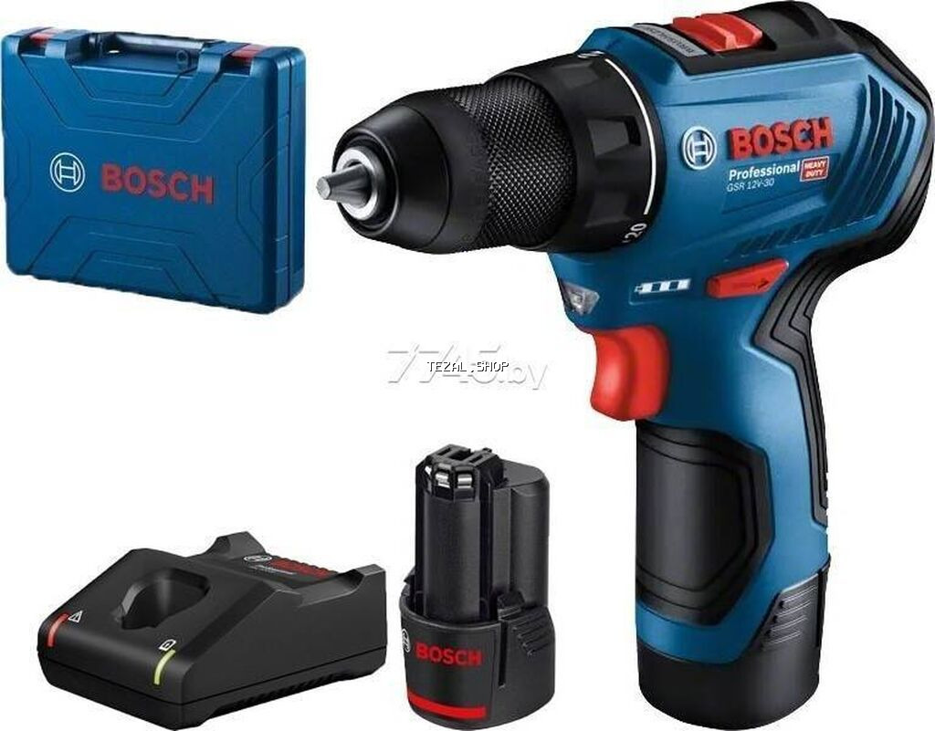 Bosch Akulu drel GSR 12V-30 💵 Tikinti alət və avadanlıqlarının nəğd və
