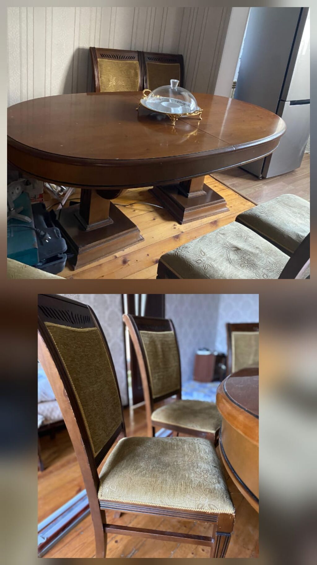 ZehragulMasa ve 8 oturacaq 250azn. Unvan Xalqlar Zəhra🌷7626ə