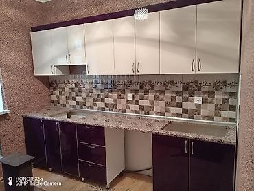 Sifarişlə mətbəx dəsti, Özü çəkən petlələr, Mat laminat, Kredit var, Pulsuz çatdırılma - şəkil 3