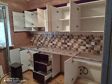 Sifarişlə mətbəx dəsti, Özü çəkən petlələr, Mat laminat, Kredit var, Pulsuz çatdırılma - şəkil 4