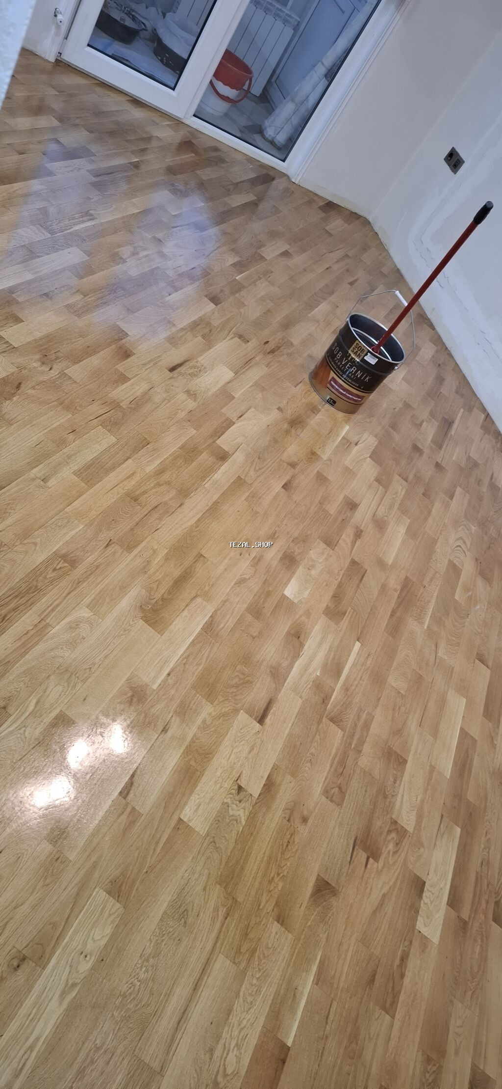 Pol parket laminat laqa dik işlerinin görulmesi . Münasib qiymət - şəkil 2