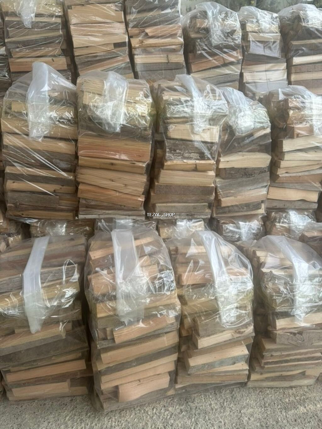 Məhsul: Ocaq/Manqal üçün qablaşdırılmış odun payları Təsvir: - Şəffaf - şəkil 5