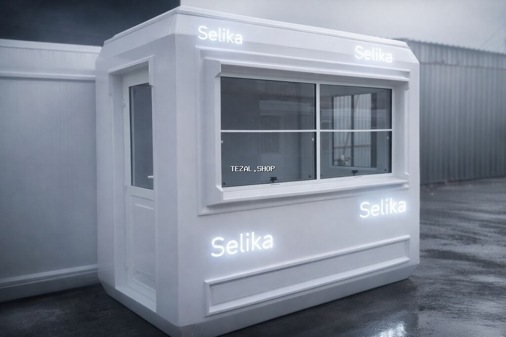 Selika mobil post/kassa köşkü - Təyinat: təhlükəsizlik postu