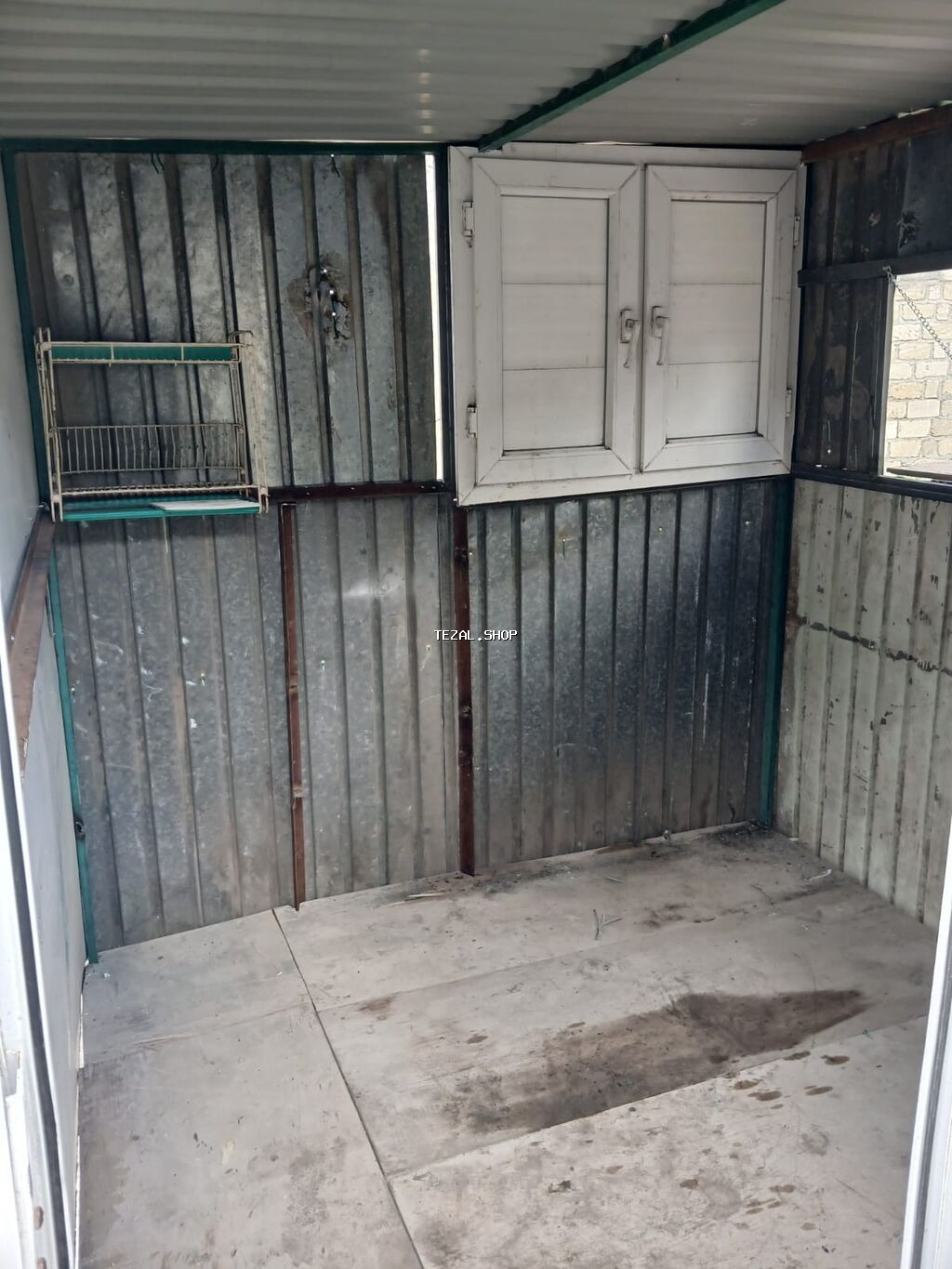 Daşınan metal kiosk/butik - Korpus: profil karkas, dalğalı metal - şəkil 5