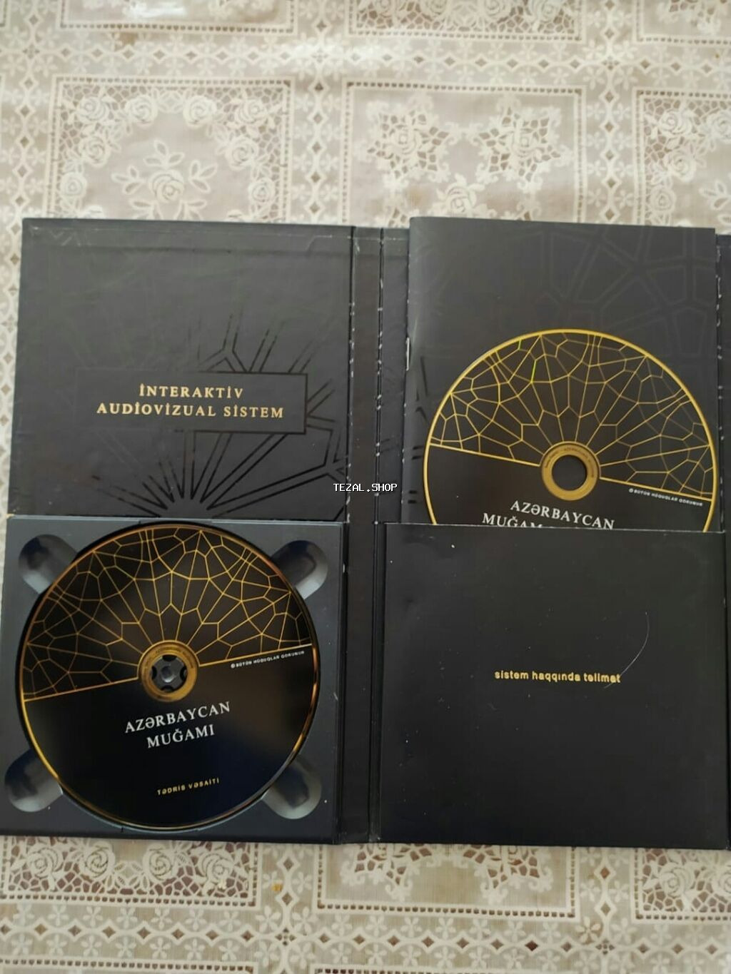 "Azərbaycan muğamı", 9 audio-vizual (qızılı rəng) disklərdən ibarət - şəkil 2