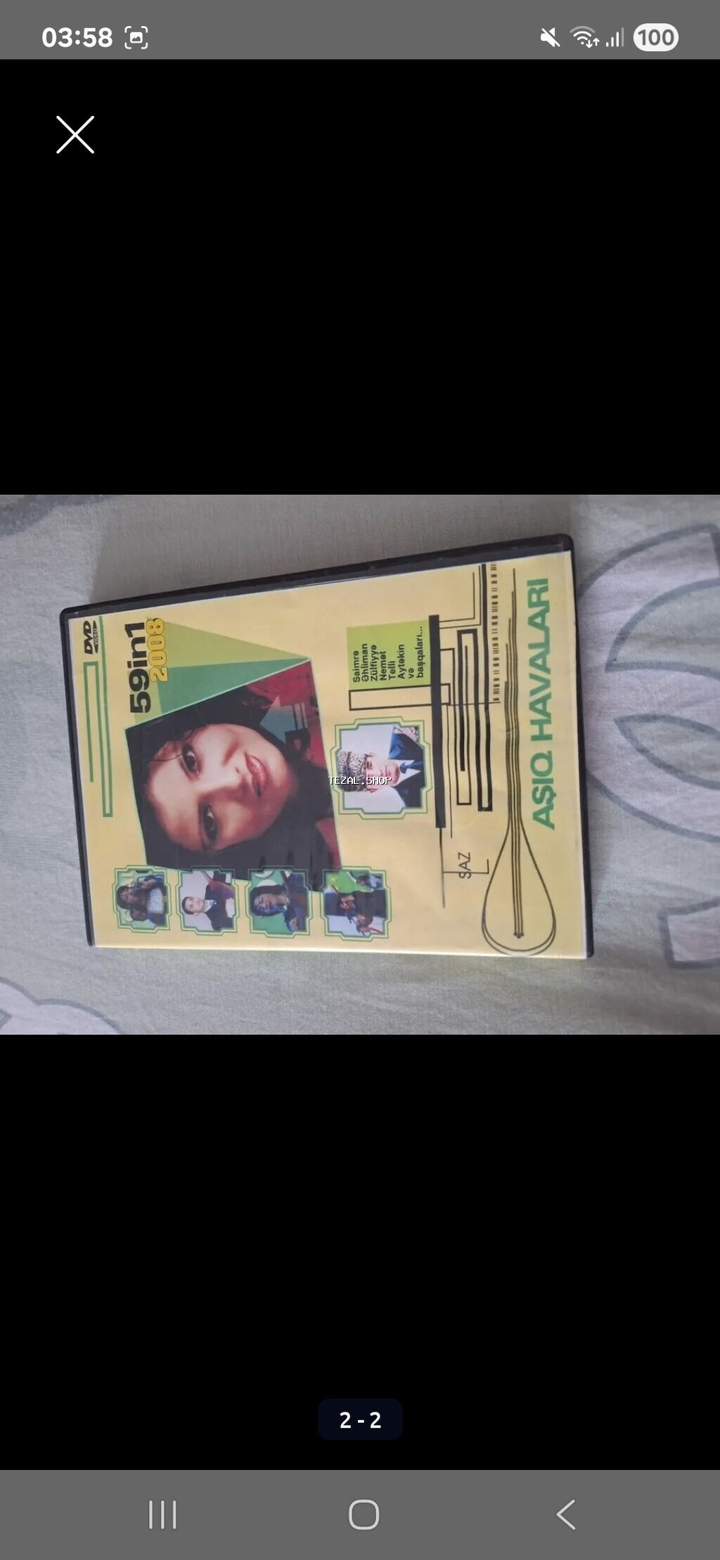 Məhsul: Musiqi DVD-ləri (2 ədəd) 1) Aşıq havaları toplusu – “59 in 1 - şəkil 2