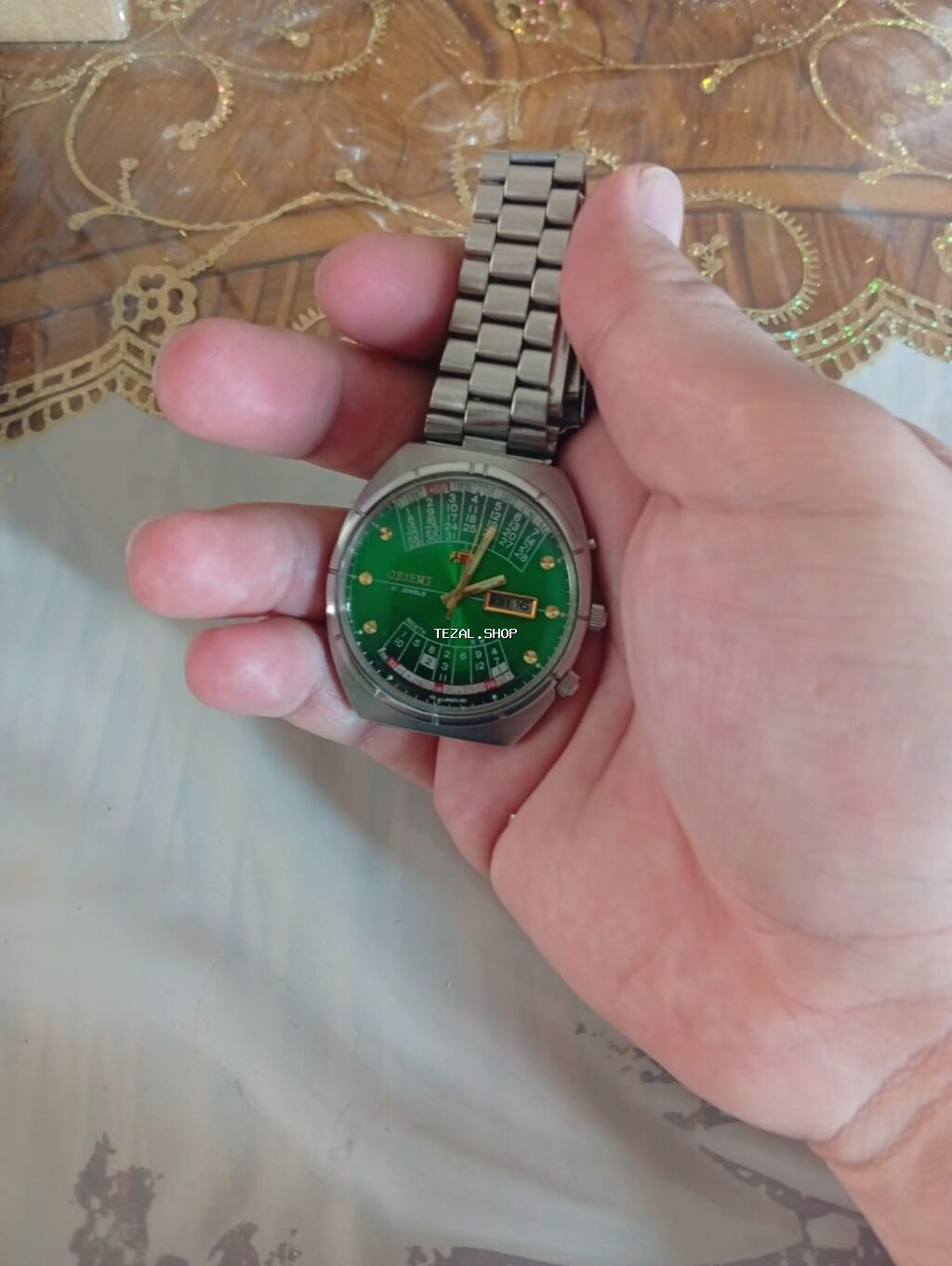 Qol saatı, Orient, rəng - Yaşıl - şəkil 5