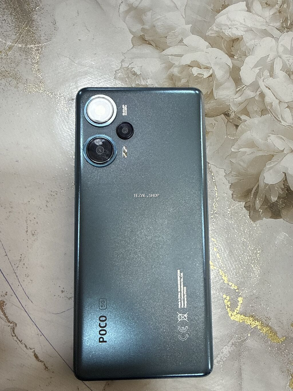 Poco F5, 256 GB, rəng - Göy, Düyməli, Barmaq izi, Face ID