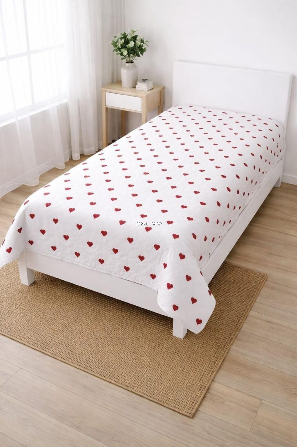 Yataq üçün Yeni rəng - Qırmızı Yataq örtüyü, Ödənişli çatdırılma, Rayonlara çatdırılma - şəkil 2