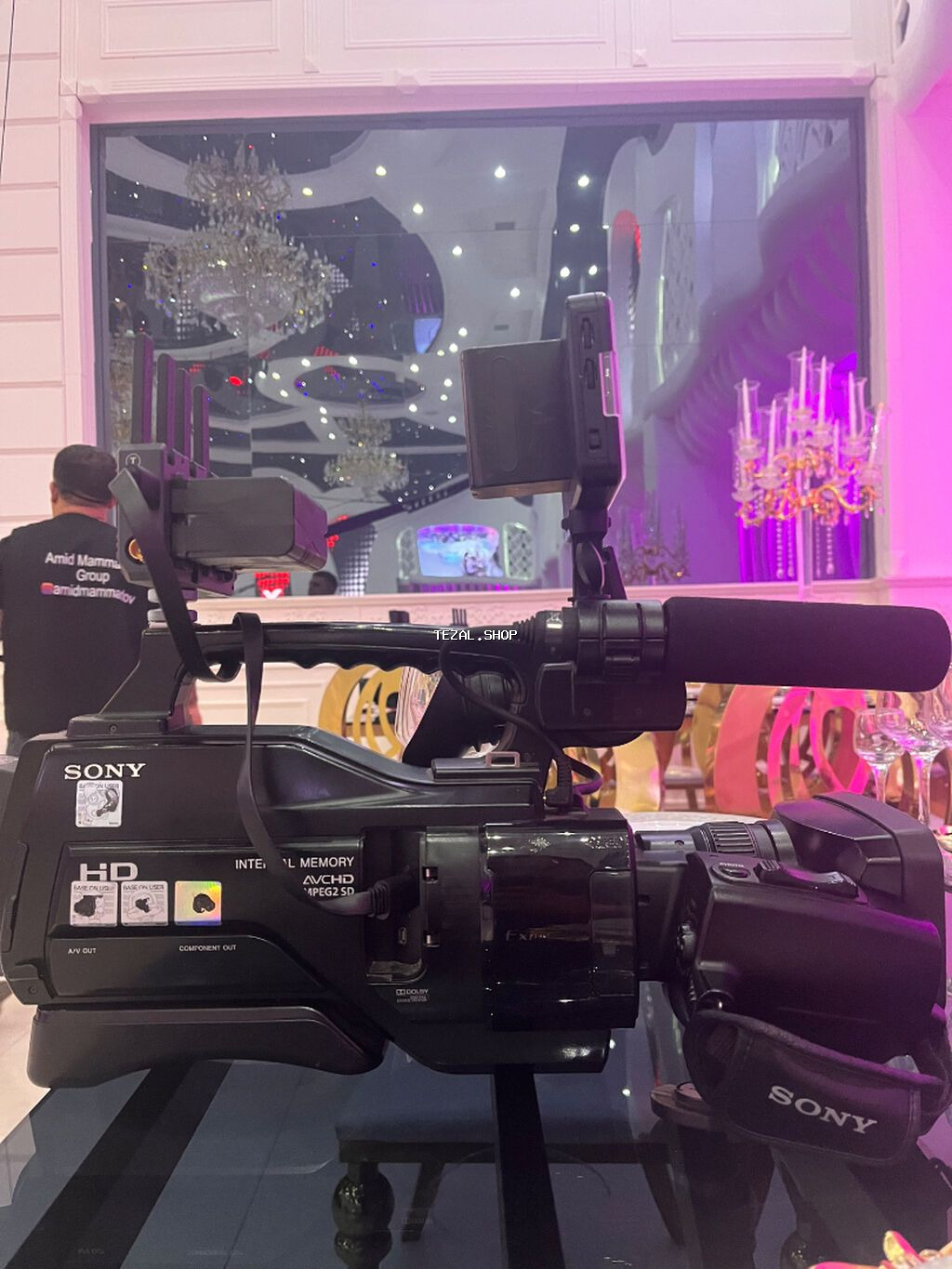 Sony HXR-MC1500 peşəkar videokamera Üzərində verilir: 1 böyük və 1 - şəkil 3