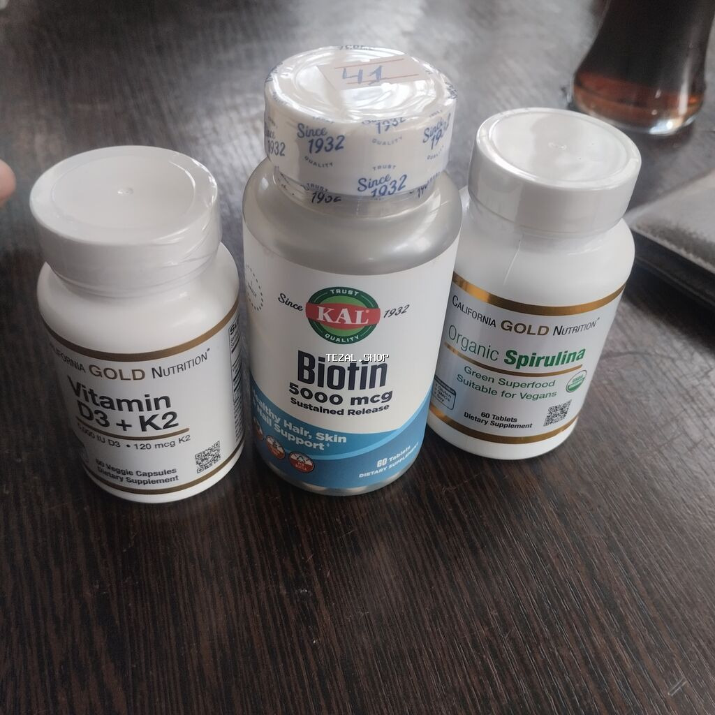 California Gold Nutrition və KAL qida əlavələri seti - California