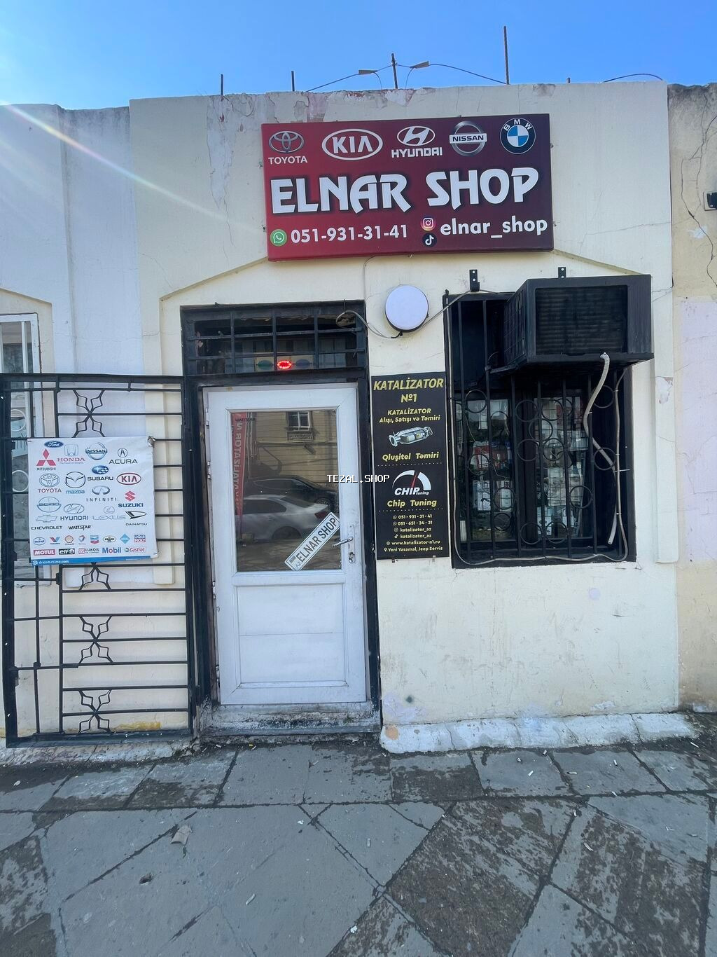 Hazır Biznes Avto Aksesuar və Ehtiyat hissələri mağazası. Mağaza Yeni