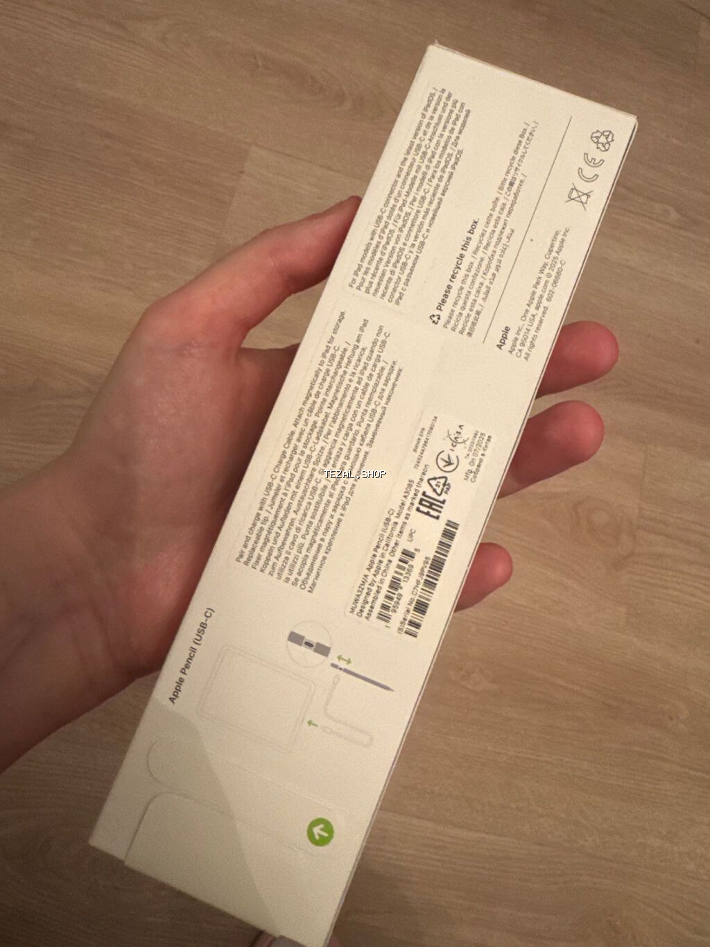 ORİGİNAL YENİ BAĞLI QUTUDA Apple Pencil USB-C Stilus Qələm İpad üçün - şəkil 5