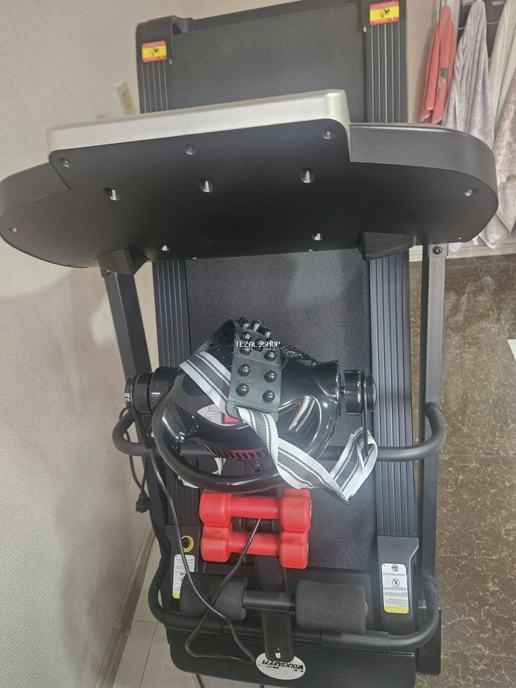 VolksGym qaçış trenajoru - Elektron konsol: LCD ekran; START/STOP - şəkil 3