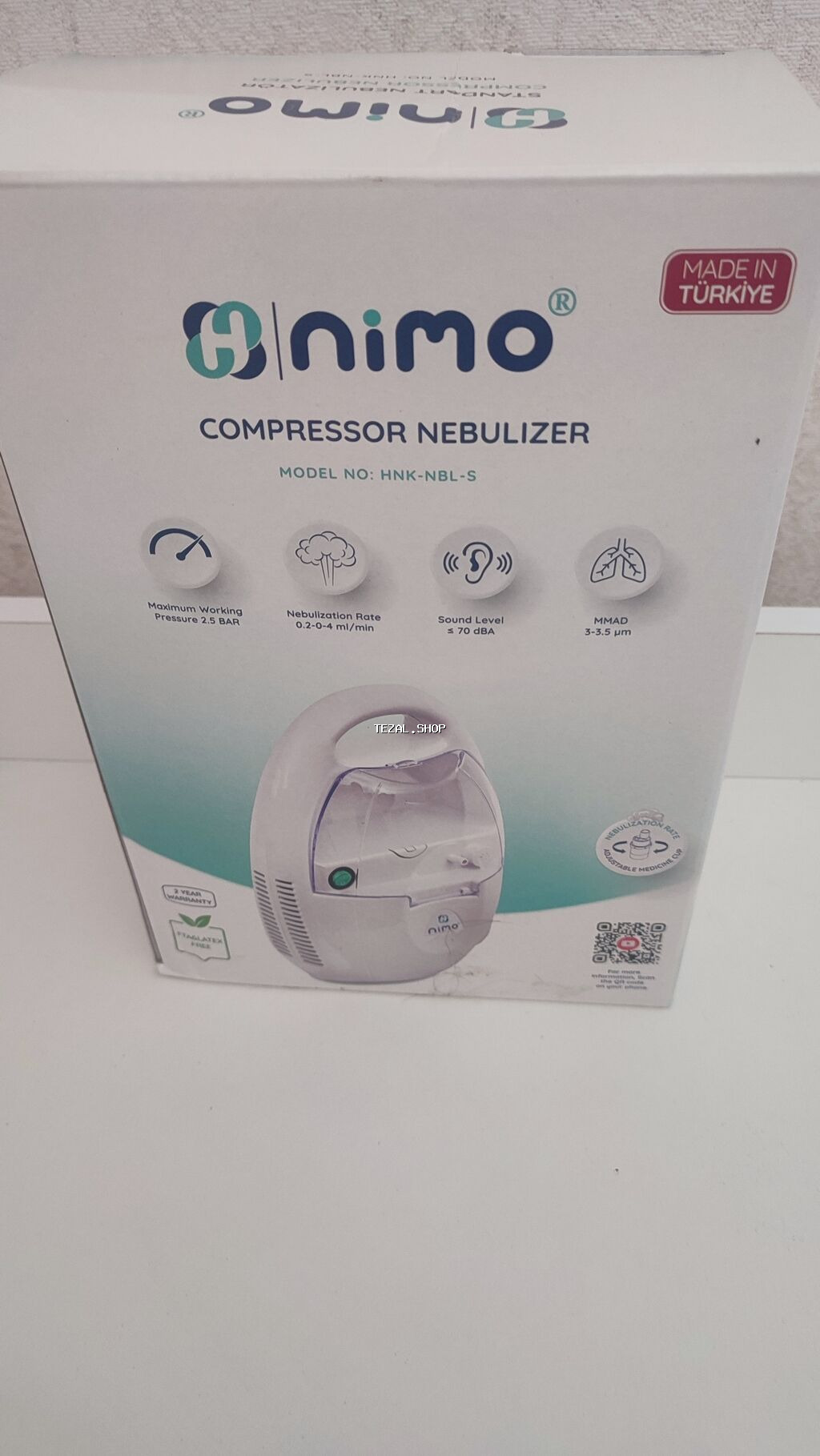 İnqalyasiya aparatı.2 maskası var biri böyük üçün biri balaca