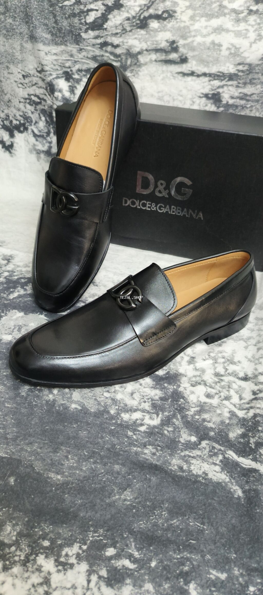 Кожаные туфли Итальянского бренда Dolce Gabbana. Размер 43. Made in - şəkil 4