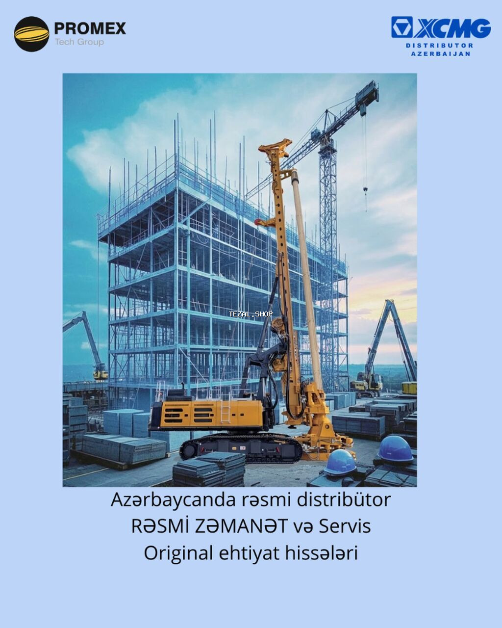 Svay vuran XCMG XR258FS, 2026 il Məhsulun texniki göstəriciləri