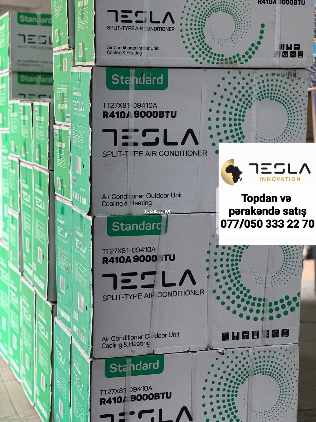 Kondisioner TCL, Yeni, 20-25 kv. m, Split sistem, Kredit var, Ödənişli quraşdırma