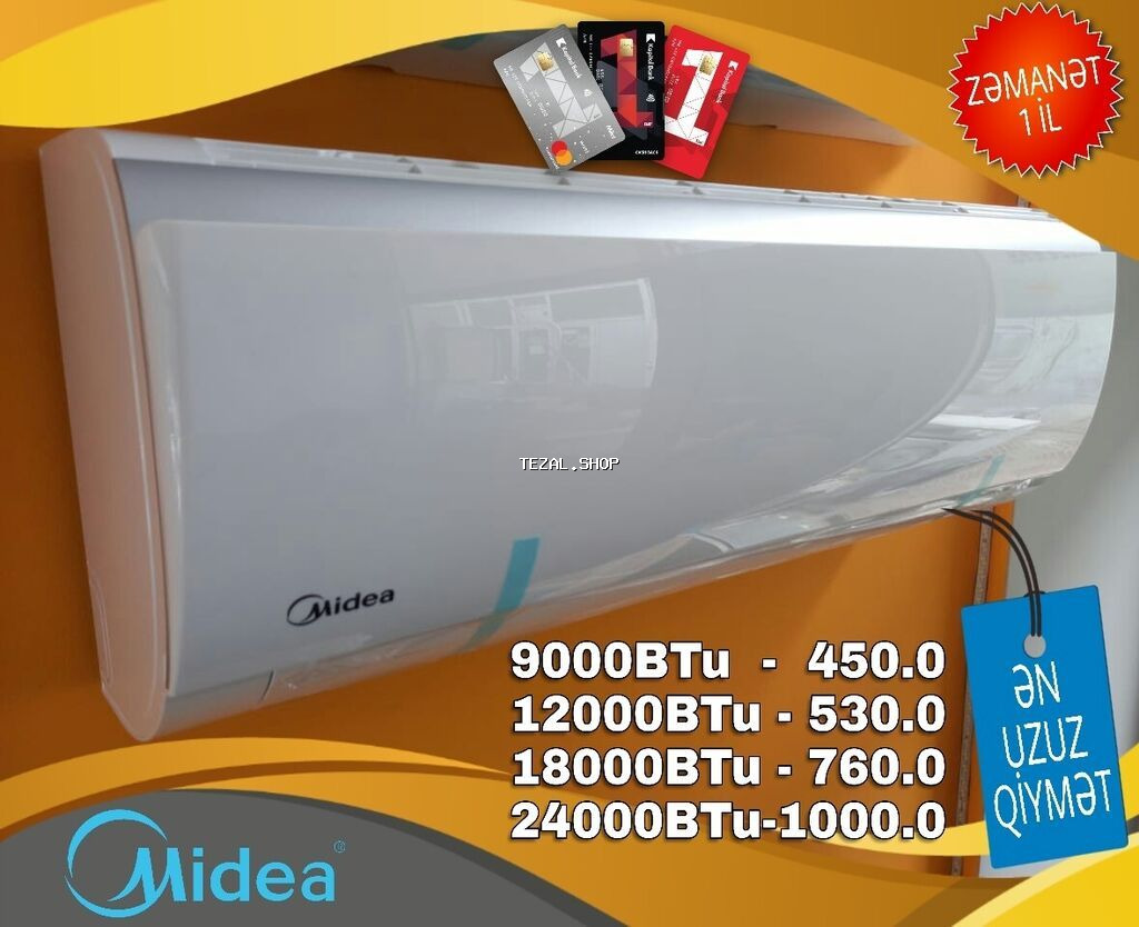 Mi̇dea_aux_gree kondisionerlərinin topdan-pərakəndə və kredi̇tlə - şəkil 2