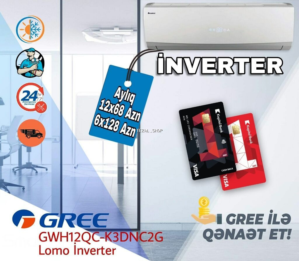 Mi̇dea_aux_gree kondisionerlərinin topdan-pərakəndə və kredi̇tlə - şəkil 3