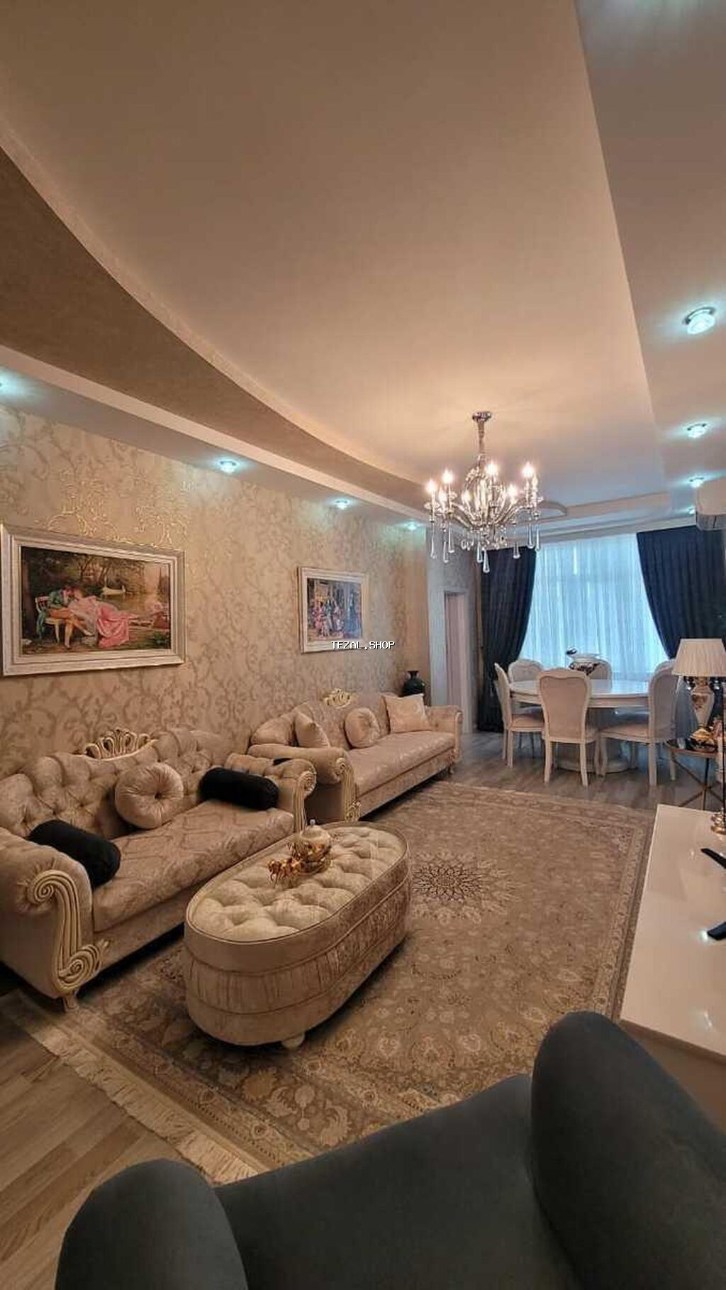 İcarəyə verilir 3 otaqlı yeni tikili 110 m², Memar Əcəmi m. +8 şəkil - şəkil 2