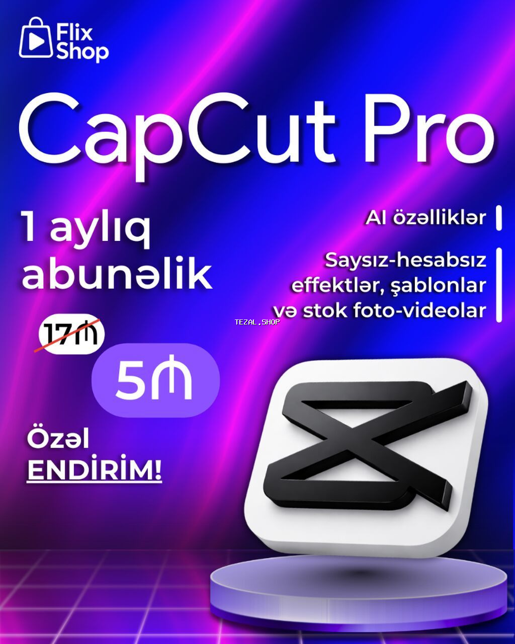 Capcut Pro 🎬 Professional Mobiloqraf ol! 🚀🔥 Sosial şəbəkələr üçün ən
