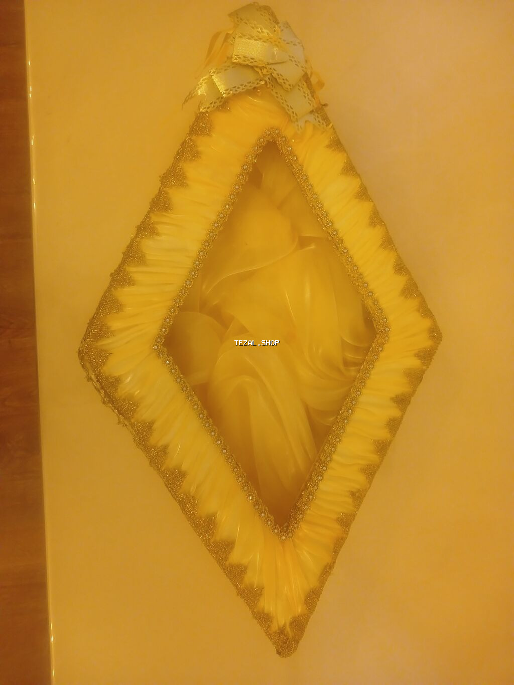 Toy və məclislər üçün dekorativ dəst - Bəzək səbətləri: Qızılı - şəkil 3