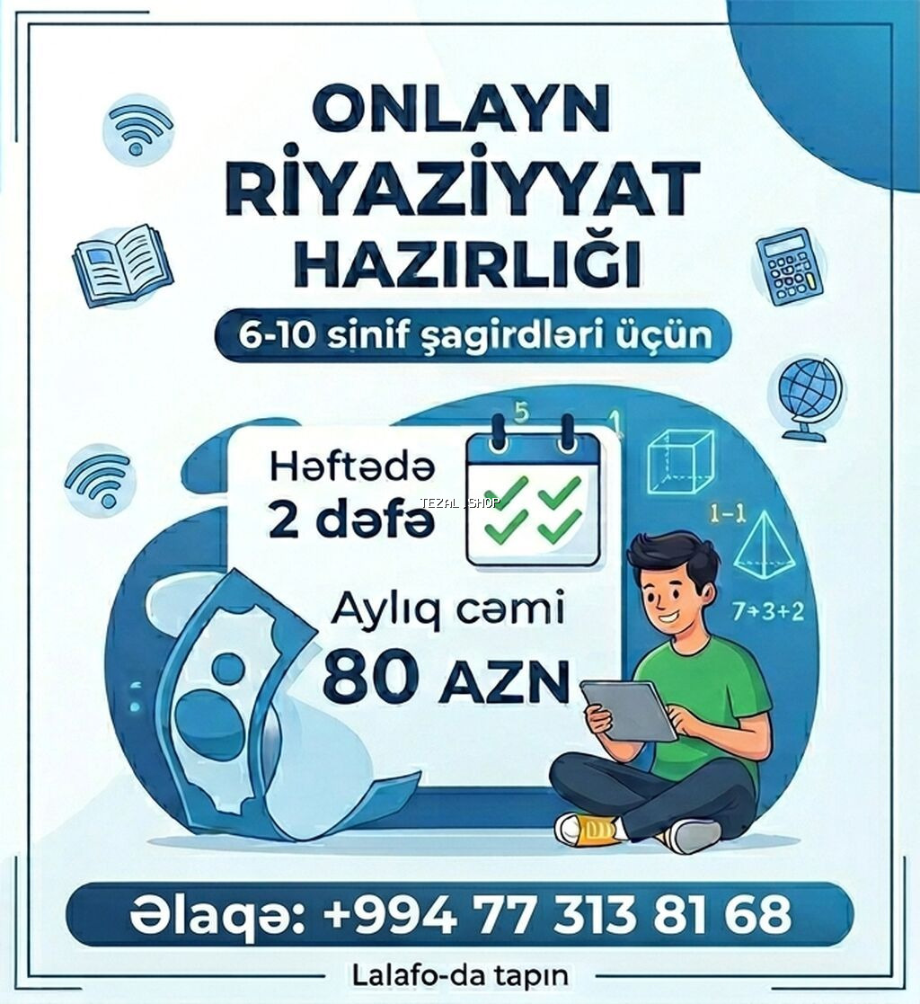 Repetitor, Riyaziyyat, Azərbaycan dili, İmtahanlara hazırlıq, Abituriyent hazırlığı