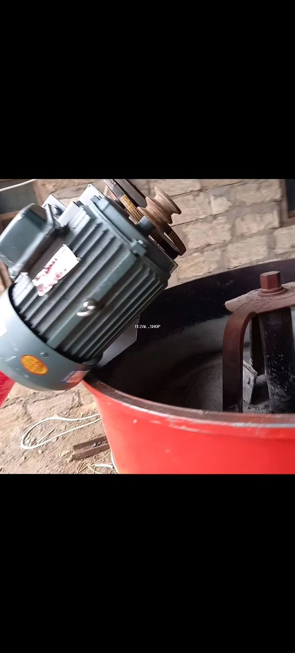 Sənaye qarışdırıcısı – elektrik mühərrikli - Güclü elektrik mühərriki