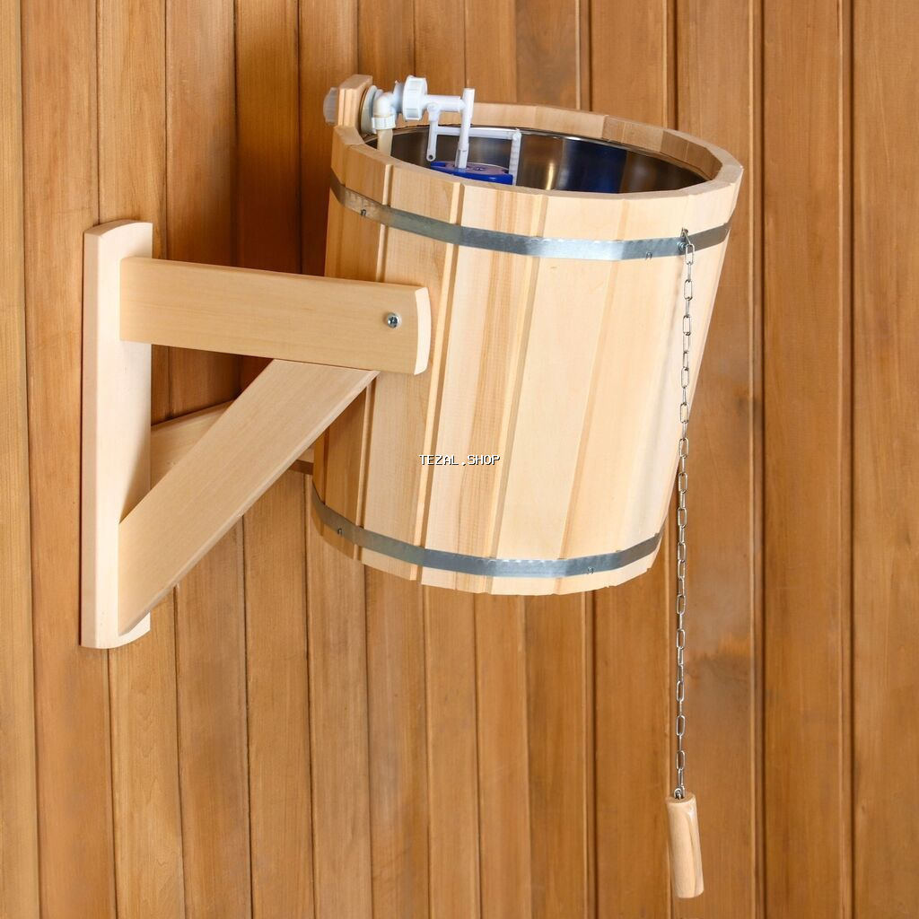 Sauna üçün şok vedrəsi, sauna şok vedrəsi. Обливное ведро для саун