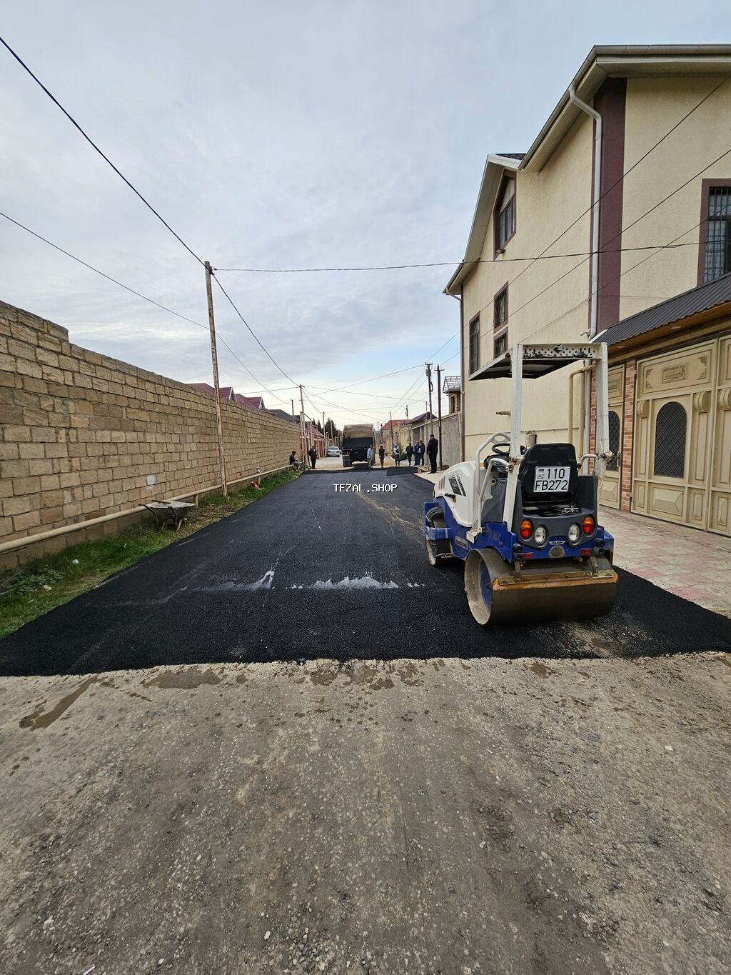 Asfalt islerinin görülməsi. Mehle ici, yollar,bina heyetleri, ofis - şəkil 5