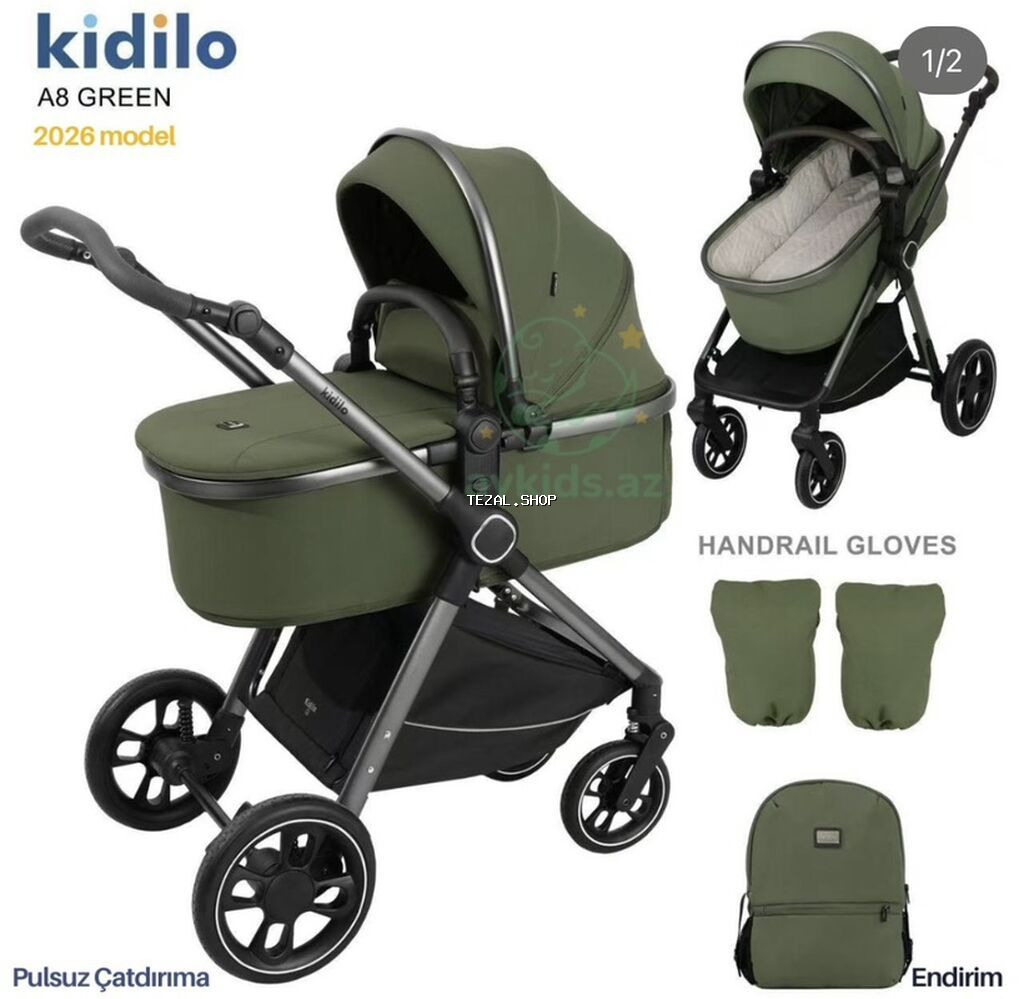 2-i 1-də araba, Kidilo, İşlənmiş, Ünvandan götürmə, Ödənişli çatdırılma - şəkil 4