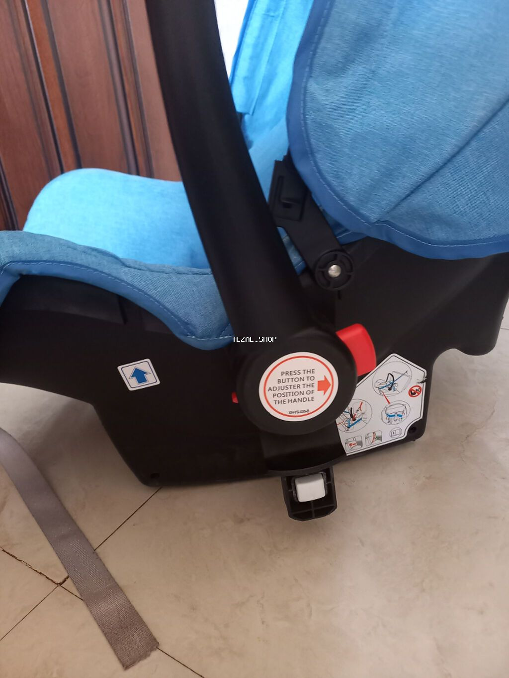 Kolyaska 2 hissədən ibarətdir ancaq yatmaq üçün olan hissə evdə - şəkil 5