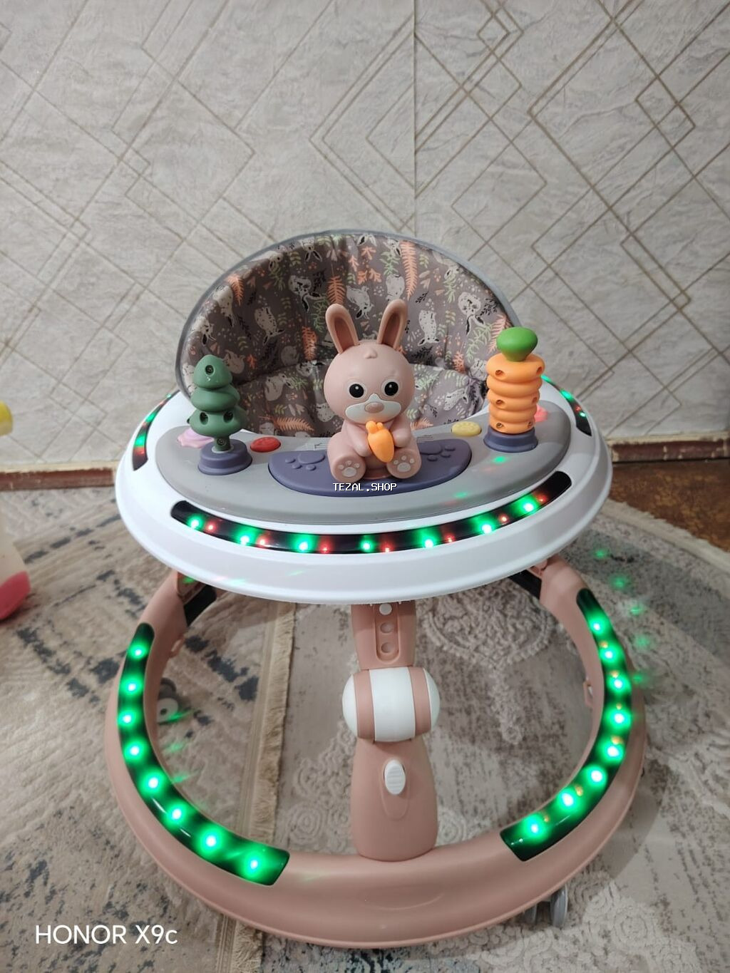 Uşaq üçün interaktiv yürütəç (baby walker) - Dairəvi konstruksiya