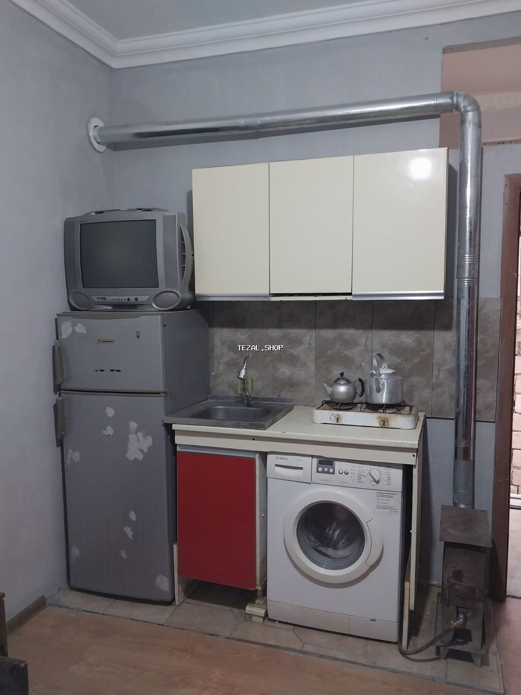 25 kv. m, 1 otaqlı, Kombi, Qaz, İşıq - şəkil 4