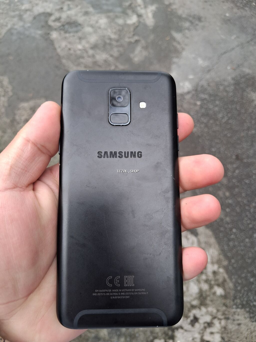 Samsung Galaxy A6, 32 GB, rəng - Qara, Barmaq izi, Face ID - şəkil 5