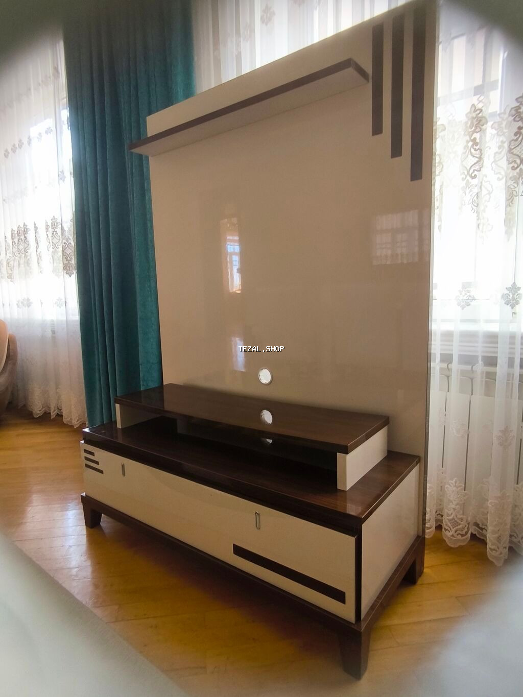 İşlənmiş, Düz TV altlığı, Polkalı, Taxtalı, Türkiyə - şəkil 2